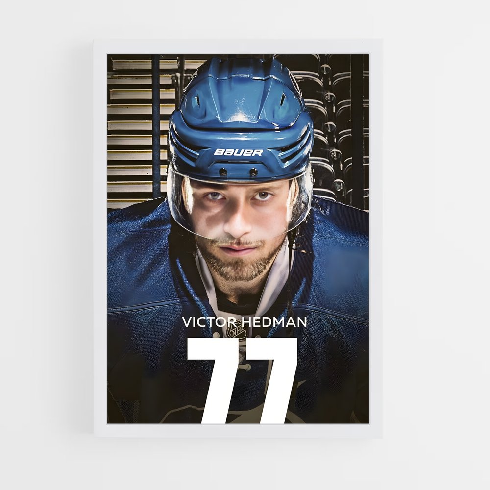 Poster La Force de Hedman – affiche Hockey sur glace (vue 3)